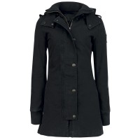 Gothic Fairy Black Hooded Coat